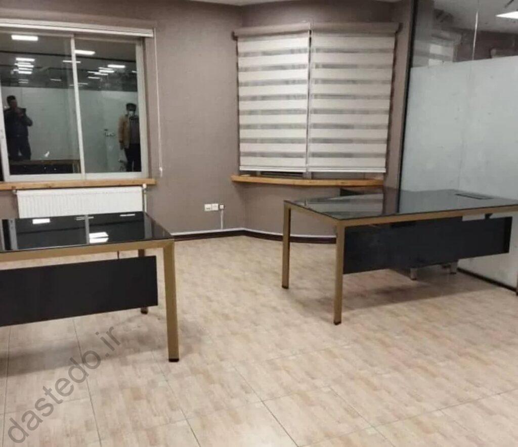 میز کارمندی پایه فلزی