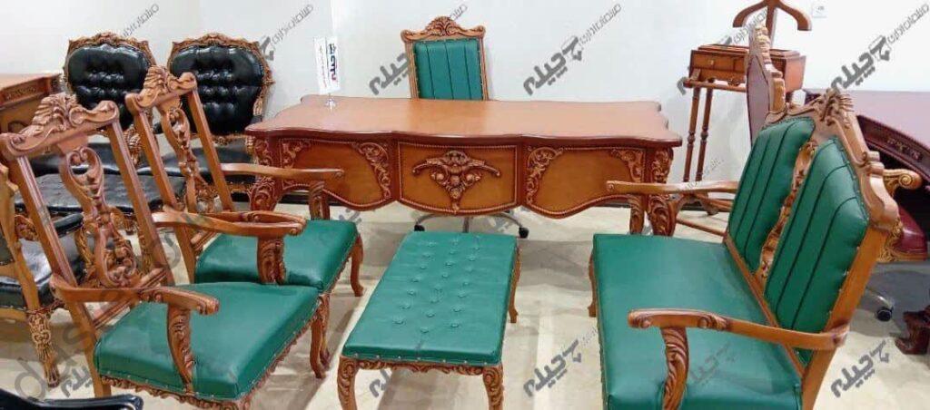 میز کلاسیک کوروش ومبل بلژیکی