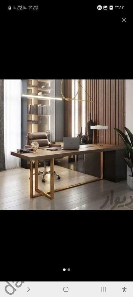 میز پایه فلزی