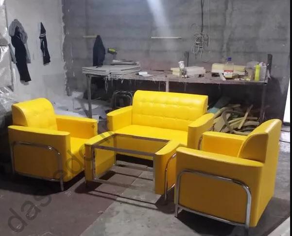 مبل نیمست اطلس  با رنگبندی