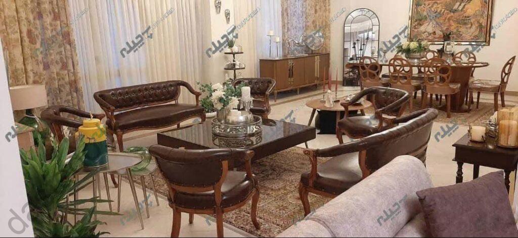 مبل اراد ومیز لاله